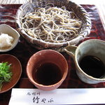 鬼怒川 竹やぶ - まずは、「田舎そば　￥850」から・・