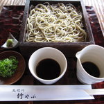 鬼怒川 竹やぶ - 続いて、「せいろそば　￥750」・・