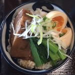 てんてんてん - 豚の角煮丼セット ¥1,000 の豚の角煮丼