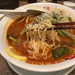 太陽のトマト麺 - 麺リフトしてみました