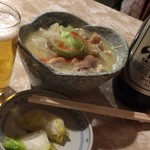 のんき - ビール＆煮込み(2018.3.12)