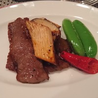 中国料理 彩龍 - 黒毛和牛サーロインの黒胡椒炒め