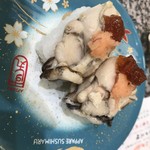 すし丸 - 蒸し牡蠣