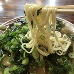 神戸ラーメン 第一旭 三宮本店 - 自家製の細ストレート麺は、スープの絡み抜群です！(2019.3.23)