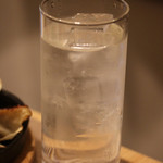 酒肴舎 翔莉竜 - 麦焼酎水割り