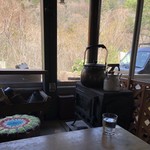 さんきゅーカフェ - 薪ストーブ