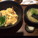 麺匠の心つくし つるとんたん - 天丼 ミニうどん付き