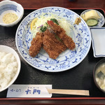 とんかつ大門 - 盛合せ定食