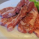 焼肉だいじゅ園 - 特選厚切ラム塩焼850円(税別)