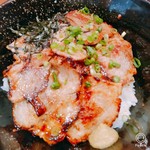Gasuto - 豚丼　アップ　お肉たーくさん