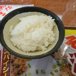 おおぎやラーメン - ミニライス(無料)