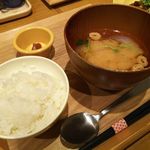 家カフェおたま - 定食ご飯・味噌汁
