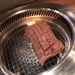 北新地 はらみ - 幻のハラミステーキ、大きい