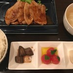 ATSUMI食堂 - 豚のしょうが焼＋土鍋ごはん