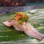 千石寿司 - イワシ握り
