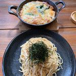 ミルク リトル ガーデン ルーム - 料理写真:パスタとドリア
