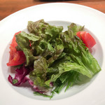 Aux delices de dodine - 豚ロースのグリル マスタードソース＋グリーンサラダ（税込1,000円）