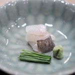 津の守坂 小柴 - マコガレイ　鯛白子ポン酢