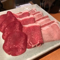 銀座しゃぶ通 - 2019.3.12  三種盛合せ