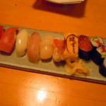 Tamazushi - 秋の特盛コース　握り寿司
