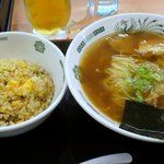 日高屋 - ラーメン半チャーハンセット