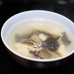 GINZA JOTAKI - 豊後水道産天然とらふぐ白子と黒トリュフのスープ