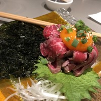 熟成和牛焼肉エイジング・ビーフ 横浜店 - ユッケ風コールドステーキ