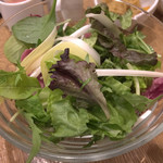 自然の薬箱 カフェ＆キッチン - サラダです。野菜の種類も豊富で、どれも歯応えがしっかりで味も濃厚。