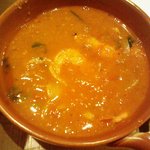 soratodaichinotomatomembejixi - つけ麺のスープ
