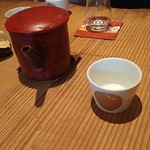 手打蕎麦 じゆうさん - そば湯です