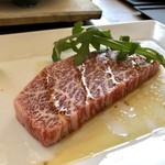 焼肉ビストロ USHITOKU - 特選赤身ステーキ