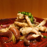 こころや - あおりイカの塩胡椒炒めアップ