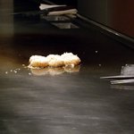 創作鉄板料理　funao - 貝柱の香草パン粉焼き （￥1200）