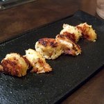 創作鉄板料理　funao - 貝柱の香草パン粉焼き （￥1200）