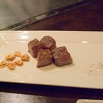 創作鉄板料理　funao - 和牛サーロイン（ミディアムレア）