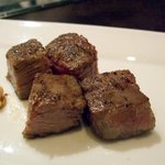 創作鉄板料理　funao - 和牛サーロイン（ミディアムレア）