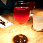 カフェ マメヒコ - 夕焼けみたいなワイン(700円)