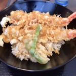 手打ちそば 青々庵 - 天丼十割もりそばセット