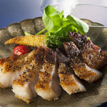 Honoka - 梅山豚を使用したバラ肉塩焼き