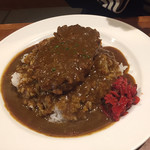 アルフレード - 2019年3月。チーズミンチカツカレー950円。