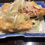 Otaru Hokushouan - 納豆きんちゃくの天ぷら