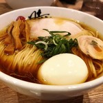 中華蕎麦 時雨 - 中華蕎麦、出汁たまごトッピング