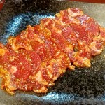 焼肉 菜茶 - タンスジみそ焼