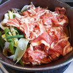 さとり - 牛カルビ（辛口）煮込みうどん（before）