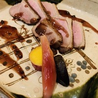 目黒の和食 さとう - 鴨のロースト。