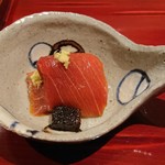 銀座 しのはら - 鮪昆布醤油