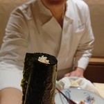 銀座 しのはら - 鮪とベッタラの手巻き