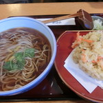 おそば高砂家 - かきあげ天そば