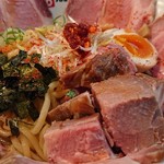 麺食堂 88 - 「ジャンクそばスライスチャーシュートッピング(麺量200g)」