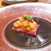 東京肉しゃぶ家 - 但馬太田牛ばちこに雲丹
